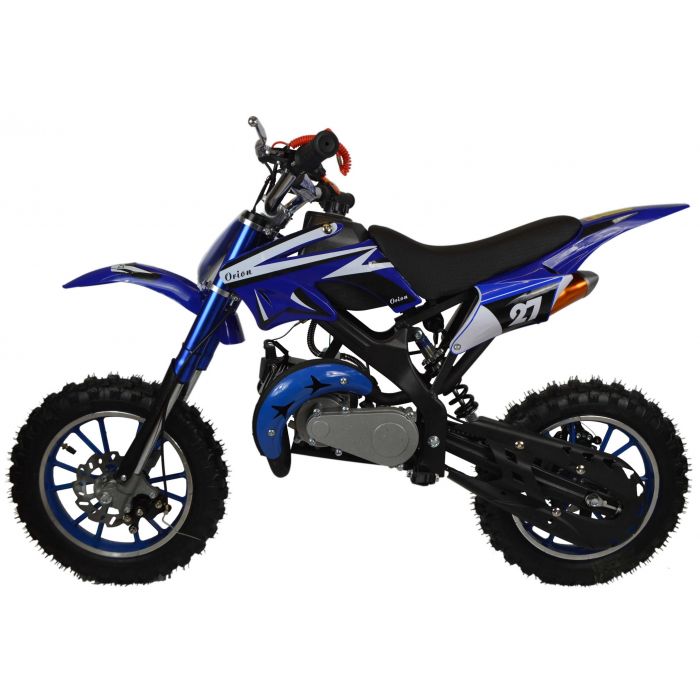 50cc Pit Bike Mini Moto Da Cross A Benzina Per Bambini - Blu